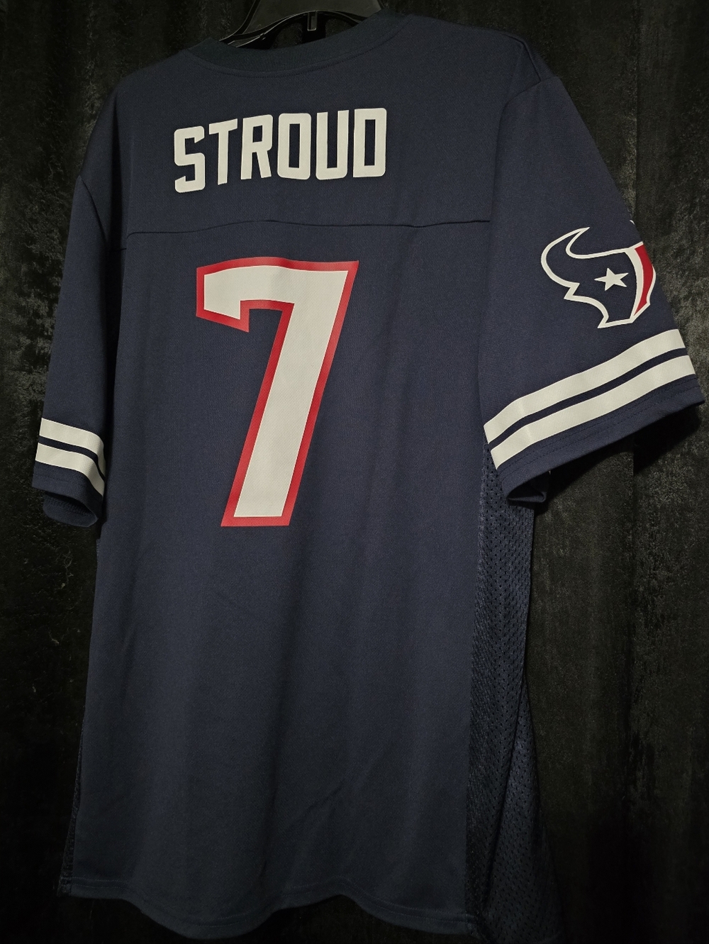Stroud #7 HOUSTON TEXANS Mens LARGE Team Apparel NFLPA Jersey